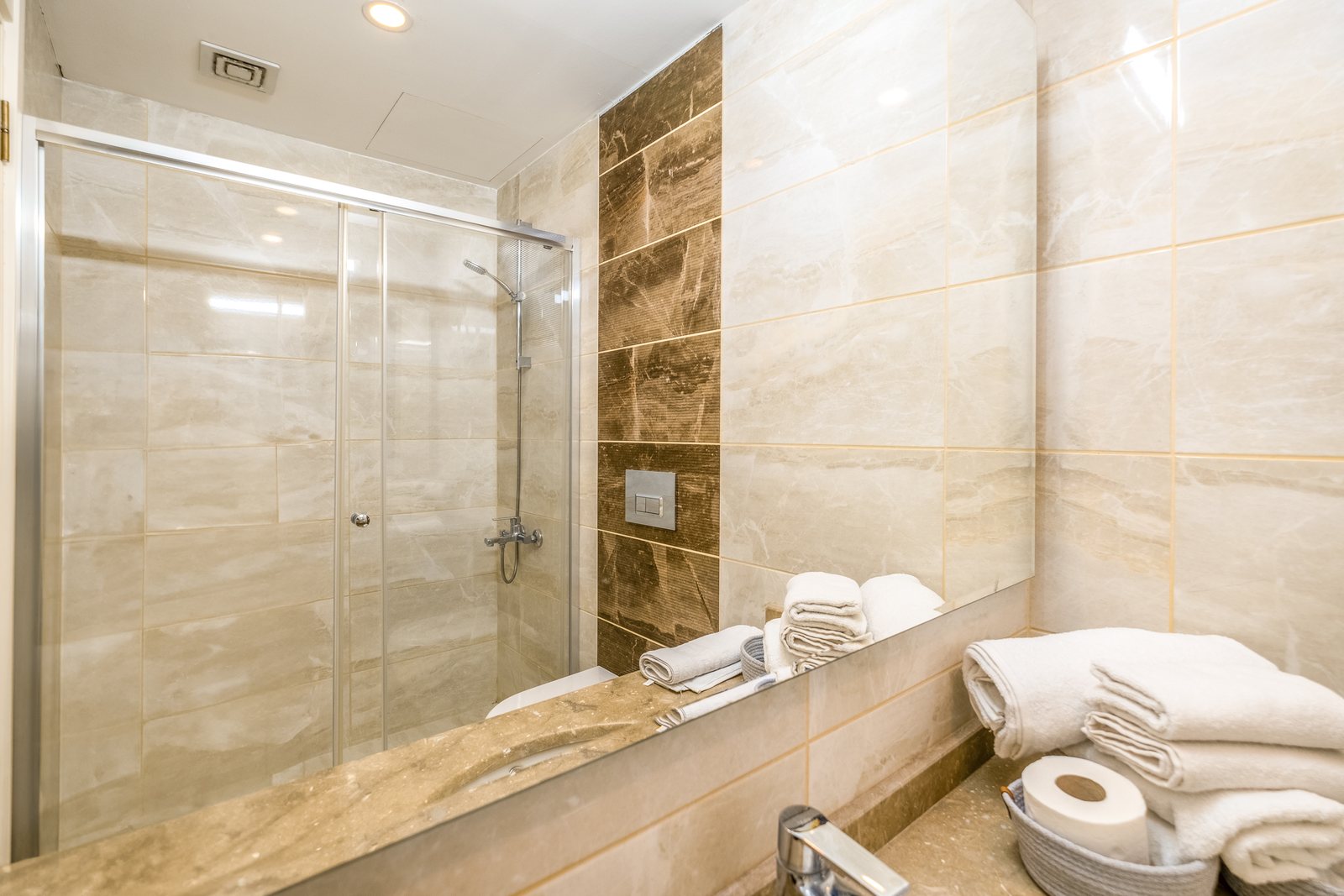 Mermer banyo